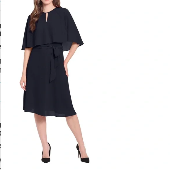 London Times Pebble Crepe Midi Dress, 12 / Blue London Times Pebble Crepe Midi Dress, 12 / Blue
